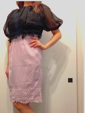 「エブリン」｜そらさん（レディース・148cm）の春コーディネート