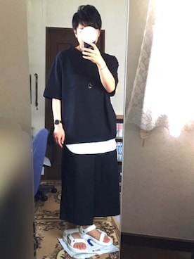 「アイテム（バングル/リストバンド）」を使った、miiさん（メンズ・165cm・20代）の夏コーディネート