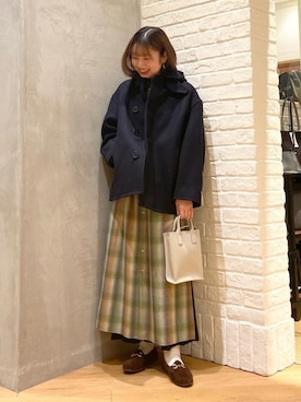 「orcival」｜「アイテム（ブルゾン）」を使った、Nachikaさん（レディース・158cm）の秋コーディネート