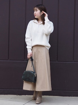 Nachikaさん（レディース・158cm）の冬コーディネート