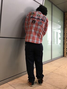 「背中で語る」｜yabeさん（メンズ・178cm）の春コーディネート