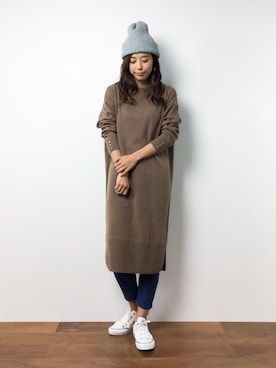 YUKIさん（レディース・160cm）の冬コーディネート