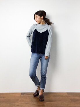 YUKIさん(レディース・160cm)の冬コーディネート