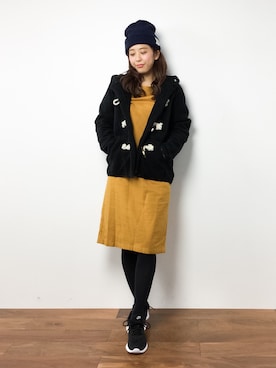 「LB/S （エルビーエス）のアイテム」を使った、YUKIさん（レディース・160cm）の冬コーディネート