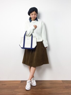YUKIさん（レディース・160cm）の冬コーディネート