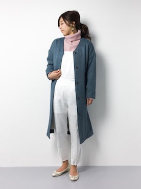 「PAR ICI（パーリッシィ）のアイテム（その他アウター）」を使った、YUKIさん（レディース・160cm）の冬コーディネート