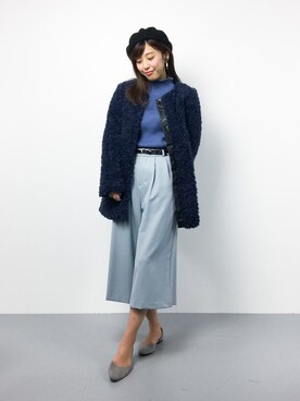 YUKIさん（レディース・158cm）の冬コーディネート