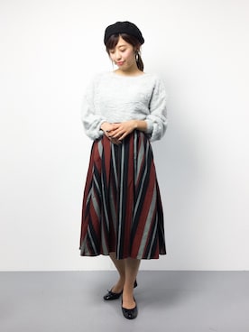 YUKIさん（レディース・158cm）の冬コーディネート