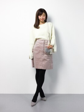 YUKIさん（レディース・158cm）の冬コーディネート