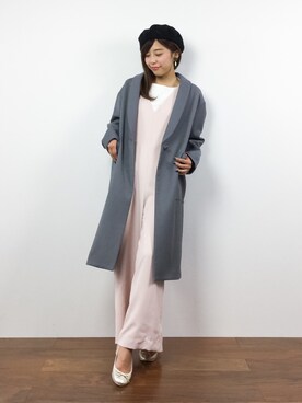 YUKIさん（レディース・158cm）の冬コーディネート