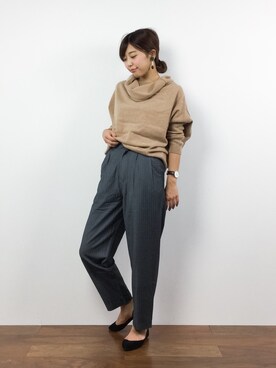 YUKIさん（レディース・158cm）の冬コーディネート