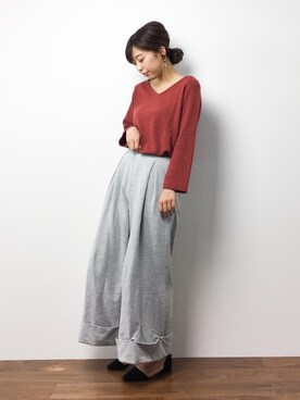 YUKIさん（レディース・158cm）の冬コーディネート