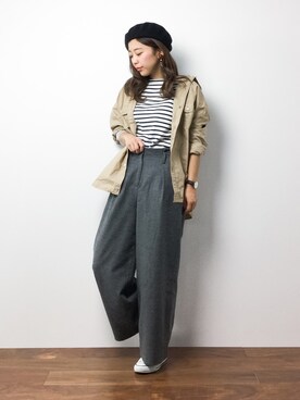 YUKIさん(レディース・158cm)の冬コーディネート