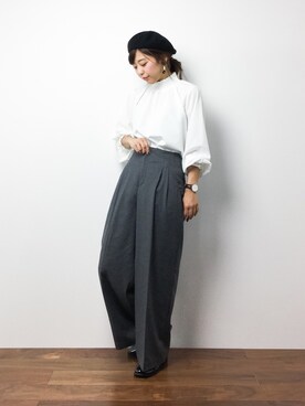 YUKIさん（レディース・158cm）の冬コーディネート