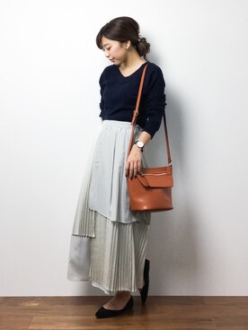 YUKIさん（レディース・158cm）の冬コーディネート