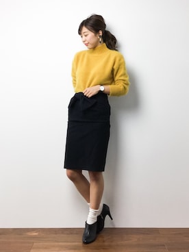 YUKIさん（レディース・158cm）の冬コーディネート