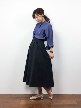 YUKIさん（レディース・158cm）の冬コーディネート