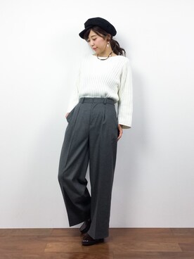 YUKIさん（レディース・158cm）の冬コーディネート