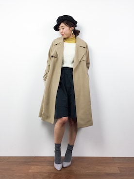 「ROYAL PARTY」｜YUKIさん（レディース・158cm）の冬コーディネート