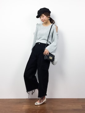 YUKIさん（レディース・158cm）の冬コーディネート