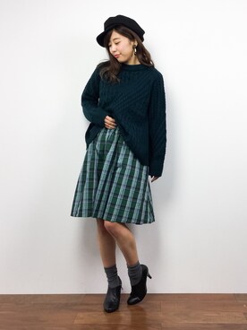 YUKIさん（レディース・158cm）の冬コーディネート