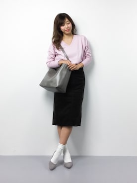 YUKIさん（レディース・158cm）の冬コーディネート