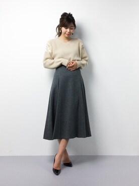 「une autre（ユノートル）のアイテム」を使った、YUKIさん（レディース・158cm）の冬コーディネート