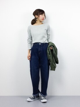 YUKIさん（レディース・158cm）の冬コーディネート