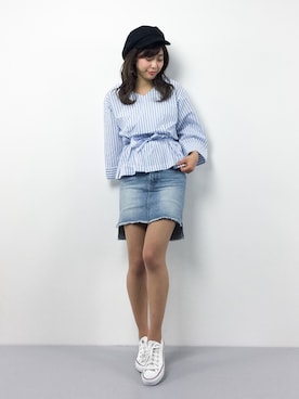 YUKIさん（レディース・158cm）の冬コーディネート