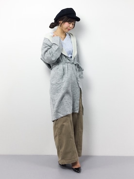 「Settimissimo（セッティミッシモ）のアイテム（その他アウター）」を使った、YUKIさん（レディース・158cm）の冬コーディネート