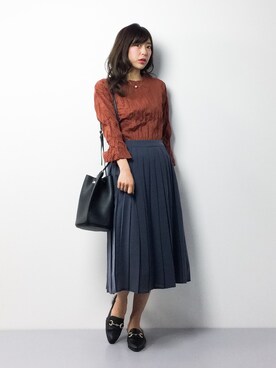 「MILLE REVE（ミルレブ）のアイテム」を使った、YUKIさん（レディース・158cm）の冬コーディネート