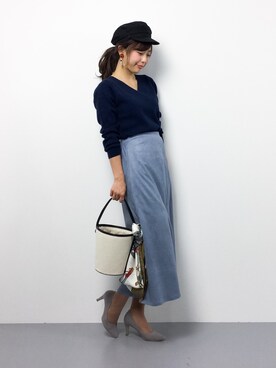 YUKIさん（レディース・158cm）の冬コーディネート