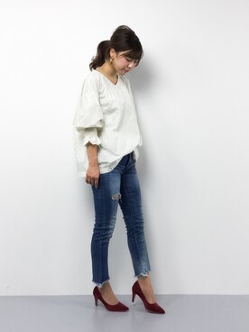 YUKIさん（レディース・158cm）の冬コーディネート