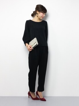 「B:MING by BEAMS（ビーミングバイビームス）のアイテム（つなぎ/オールインワン）」を使った、YUKIさん（レディース・158cm）の冬コーディネート