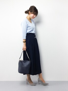 YUKIさん（レディース・158cm）の冬コーディネート