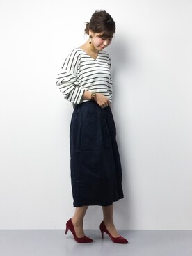 YUKIさん（レディース・158cm）の冬コーディネート