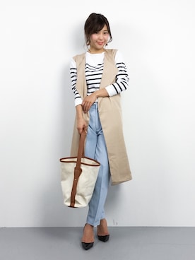 YUKIさん（レディース・158cm）の春コーディネート