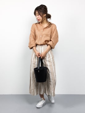 YUKIさん（レディース・158cm）の春コーディネート