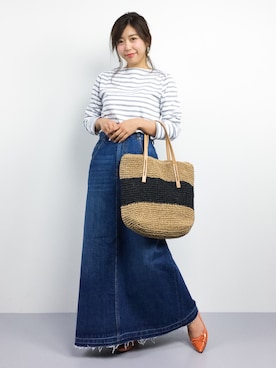 YUKIさん(レディース・158cm)の春コーディネート