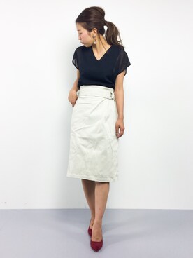 YUKIさん(レディース・158cm)の春コーディネート