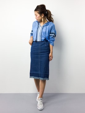 YUKIさん(レディース・158cm)の春コーディネート