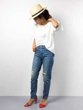 YUKIさん（レディース・158cm）の春コーディネート