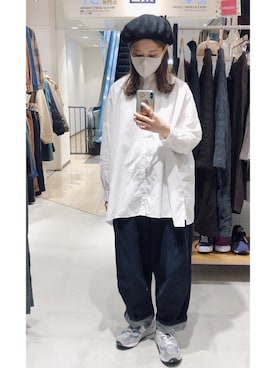 「SETTO（セット）のアイテム（トップス）」を使った、sbeさん（レディース・153cm）の秋コーディネート