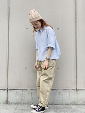 「SETTO（セット）のアイテム（トップス）」を使った、sbeさん（レディース・153cm）の春コーディネート