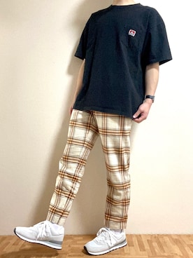 なさん(メンズ・177cm)の春コーディネート