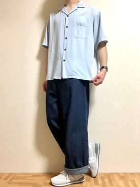 なさん（メンズ・177cm）の春コーディネート