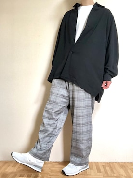 なさん(メンズ・177cm)の春コーディネート