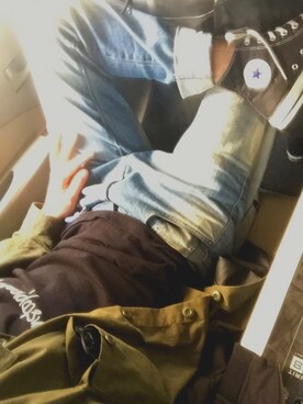 「Gimme Five（ギミーファイブ）のアイテム（ジャケット/アウター）」を使った、Asazomeさん（メンズ・169cm）の春コーディネート