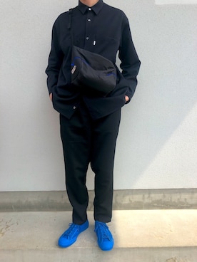 「TOGA PULLA（トーガ　プルラ）のアイテム（バッグ）」を使った、U1さん（メンズ・175cm）の春コーディネート
