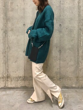 873さん（レディース・158cm）の冬コーディネート